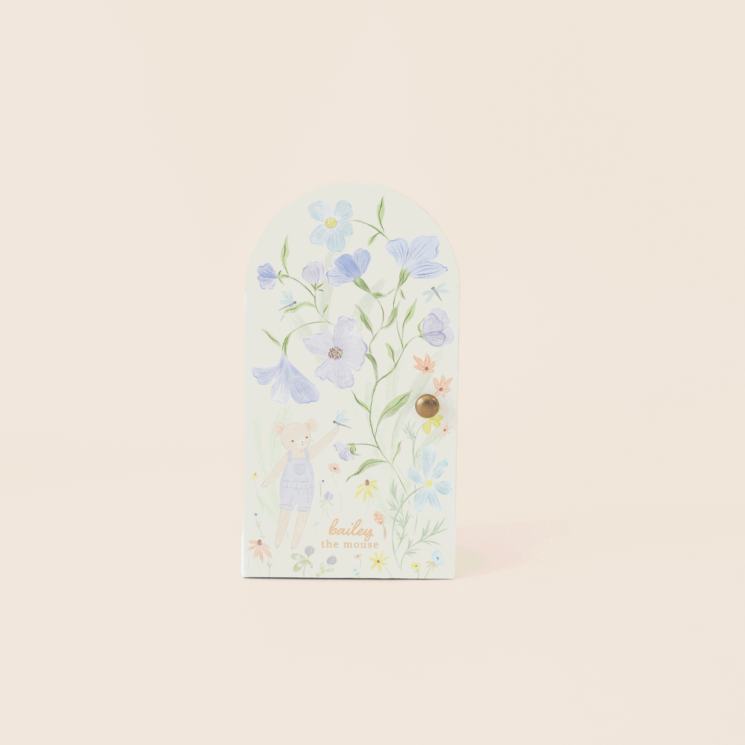 Tiny Bailey the Mouse in Box cuddle+kind Lil Tulips