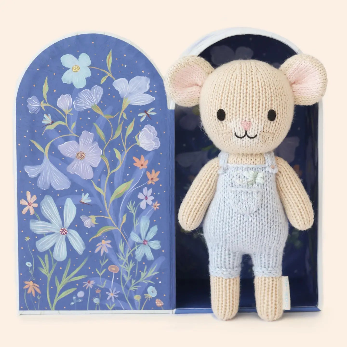 Tiny Bailey the Mouse in Box cuddle+kind Lil Tulips