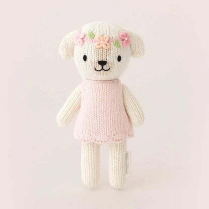 Tiny Charlotte the Dog with Floral House cuddle+kind Lil Tulips