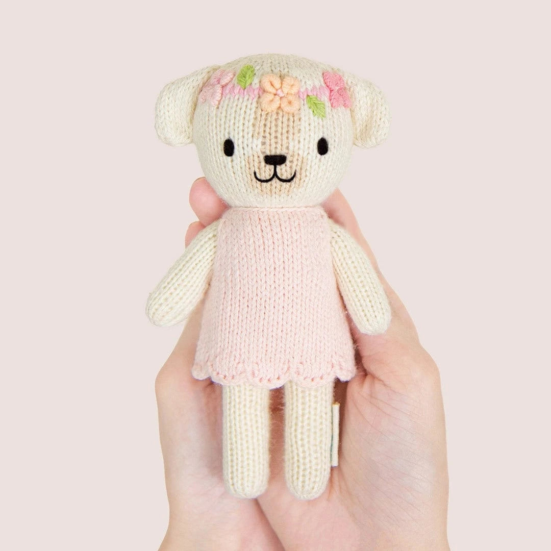 Tiny Charlotte the Dog with Floral House cuddle+kind Lil Tulips