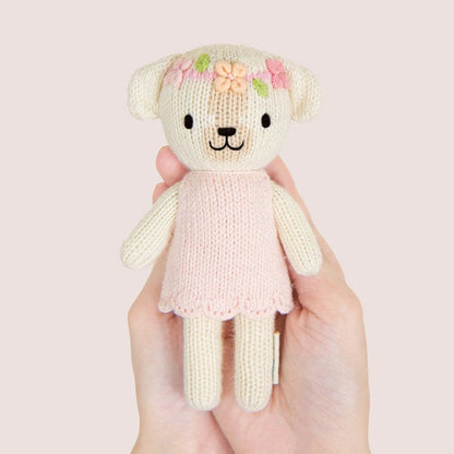 Tiny Charlotte the Dog with Floral House cuddle+kind Lil Tulips