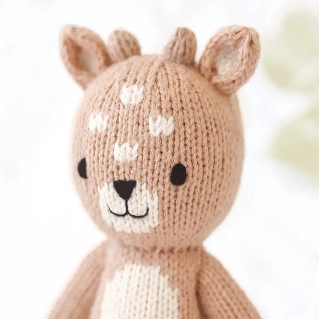 Tiny Elliott the Fawn with Floral House cuddle+kind Lil Tulips