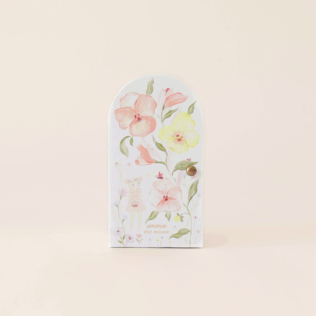 Tiny Emma the Mouse in Box cuddle+kind Lil Tulips