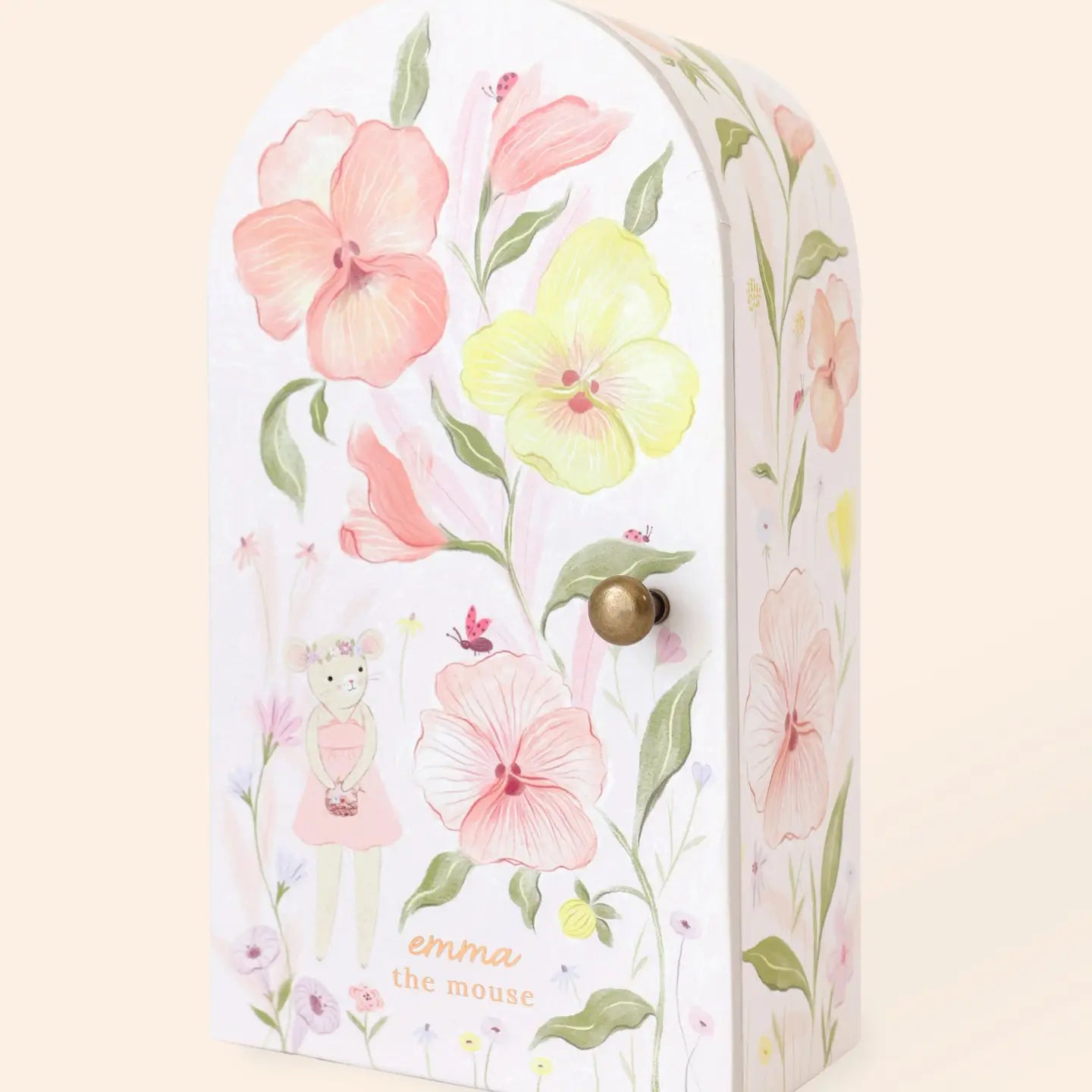 Tiny Emma the Mouse in Box cuddle+kind Lil Tulips