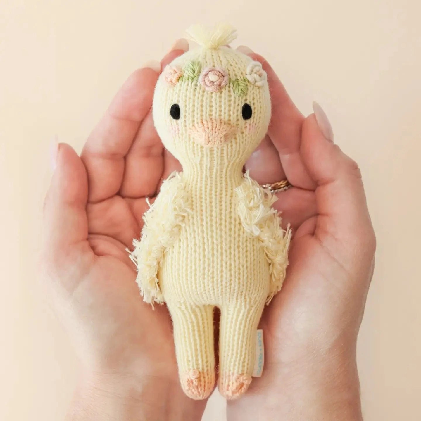 Tiny Flora the Duckling (Mauve) with Floral House cuddle+kind Lil Tulips