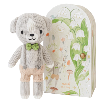 Tiny Noah the Dog with Floral House cuddle+kind Lil Tulips