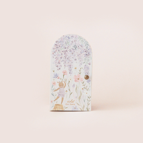 Tiny Violet the Fawn with Floral House cuddle+kind Lil Tulips