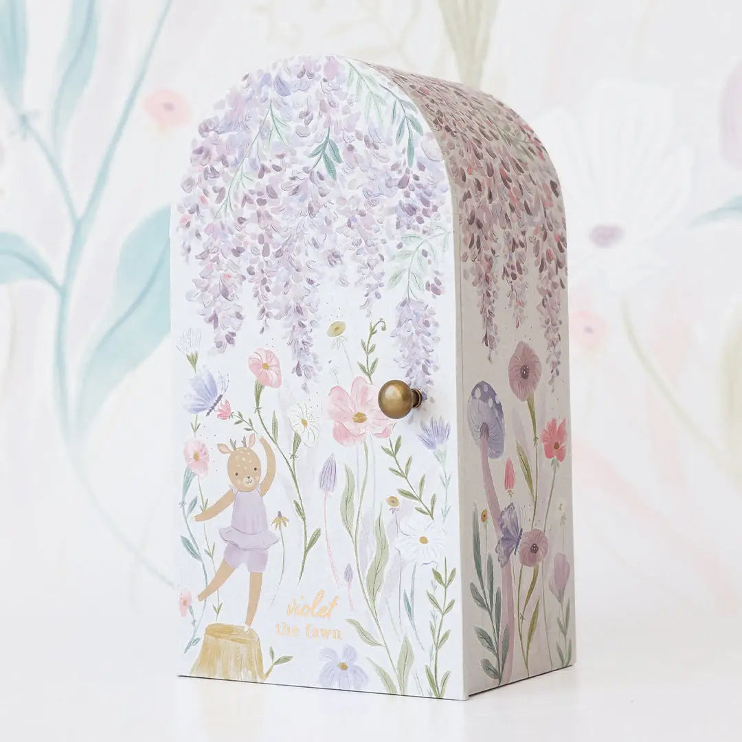 Tiny Violet the Fawn with Floral House cuddle+kind Lil Tulips