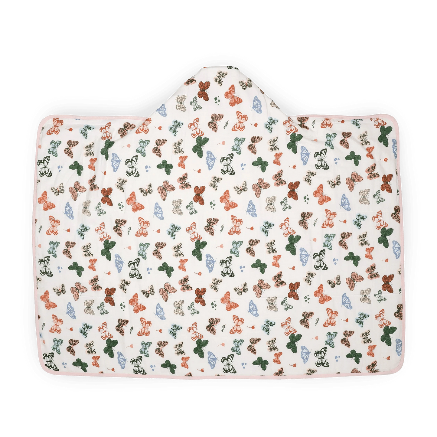 Toddler Hooded Towel - Butterflies Little Unicorn Lil Tulips