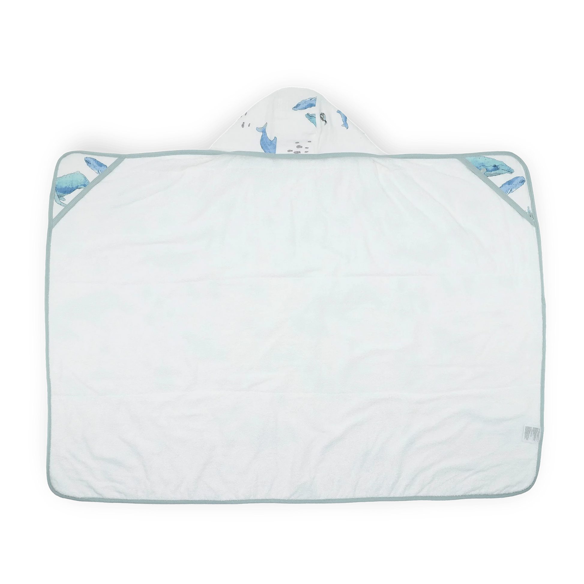 Toddler Hooded Towel - Whales Little Unicorn Lil Tulips