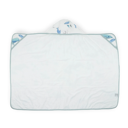 Toddler Hooded Towel - Whales Little Unicorn Lil Tulips