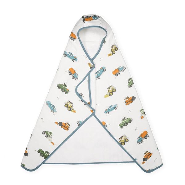Toddler Hooded Towel - Work Trucks Little Unicorn Lil Tulips