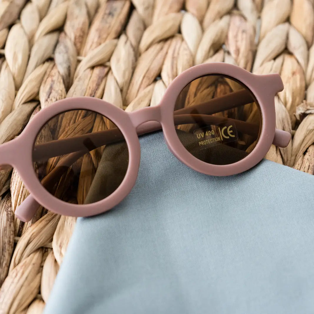 Toddler & Kid Retro Sunglasses - Purple Babeehive Goods Lil Tulips