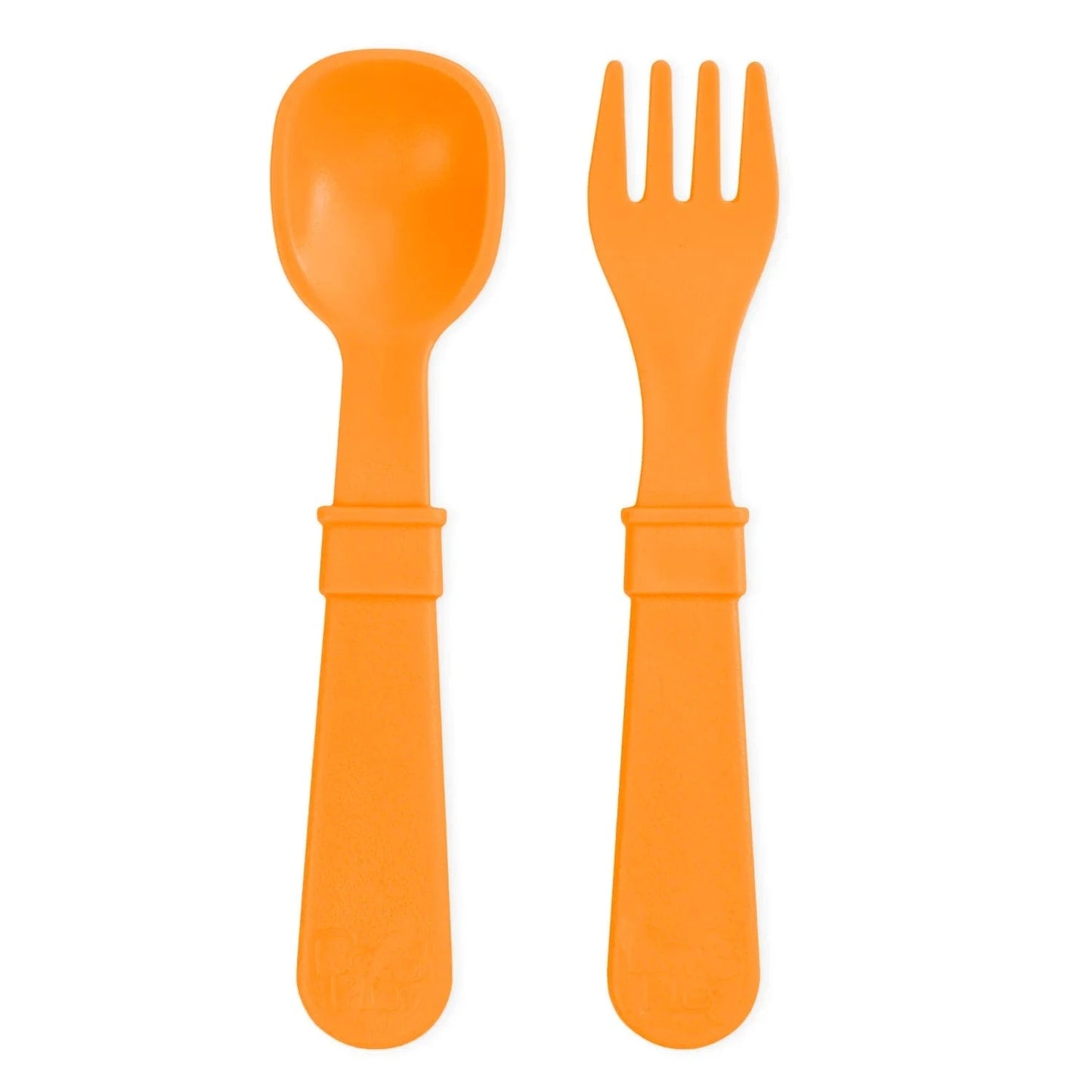 Toddler Utensil Pair Orange RePlay Lil Tulips