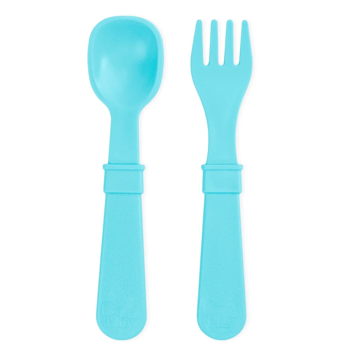 Toddler Utensil Pair Pool Blue RePlay Lil Tulips