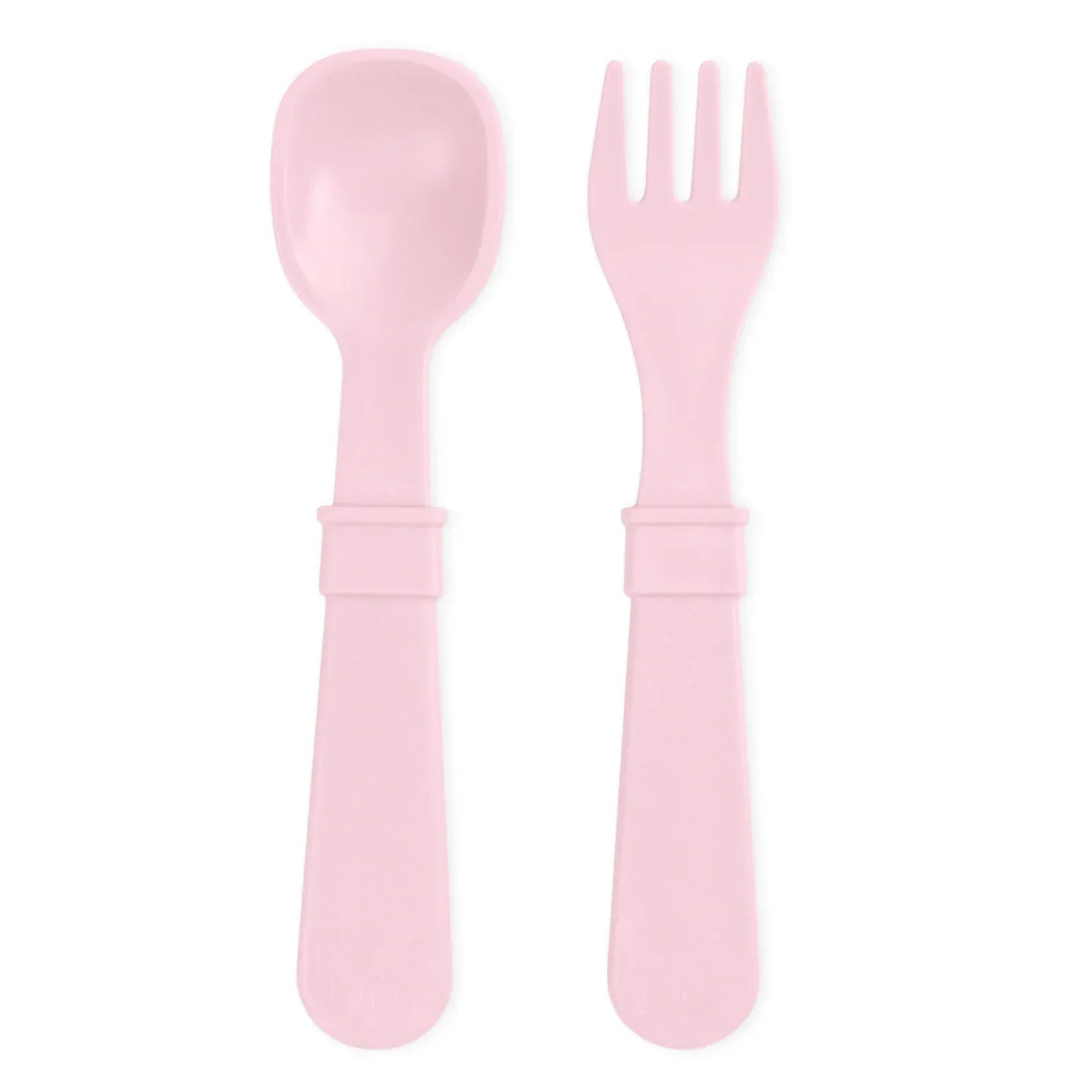Toddler Utensil Pair USA Made - Ice Pink RePlay Lil Tulips