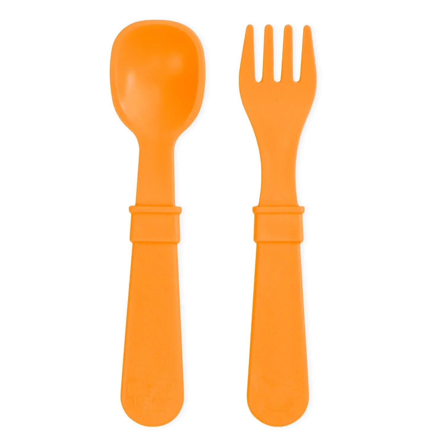 Toddler Utensil Pair USA Made - Orange RePlay Lil Tulips