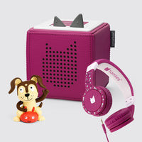 Tonies Starter Set with Free Headphones | PURPLE Tonies Bundles Lil Tulips