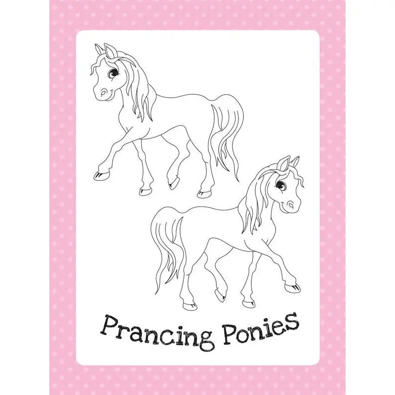 Too Cute Coloring Book: Ponies Simon & Schuster Lil Tulips