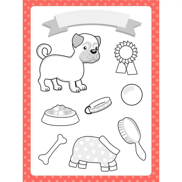 Too Cute Coloring Book: Puppies Simon & Schuster Lil Tulips