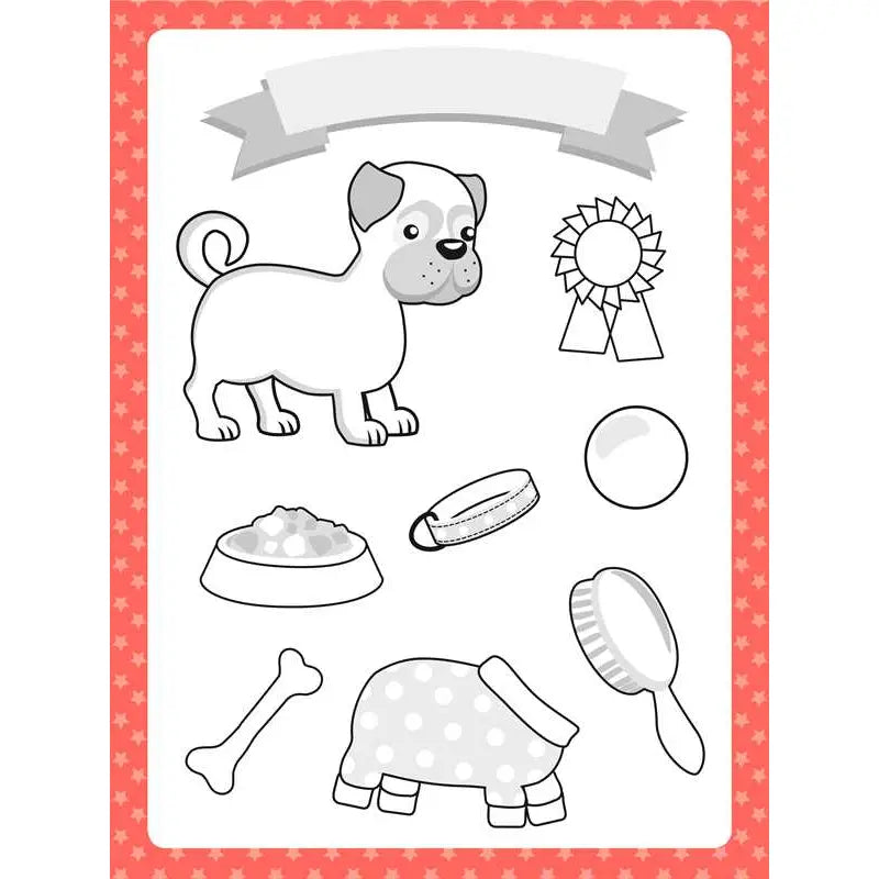 Too Cute Coloring Book: Puppies Simon & Schuster Lil Tulips