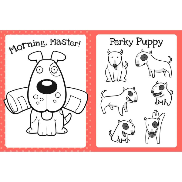 Too Cute Coloring Book: Puppies Simon & Schuster Lil Tulips