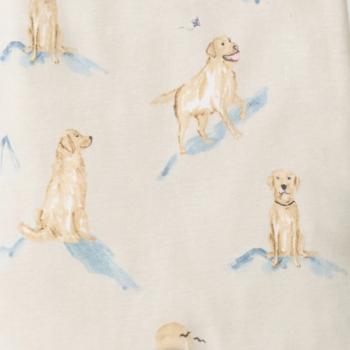 Top Dog Organic Cotton Sleep & Play Footed Burt's Bees Baby Lil Tulips