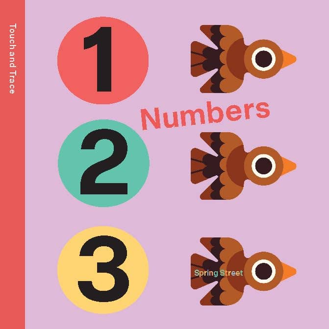 Touch and Trace: Numbers Hachette Lil Tulips