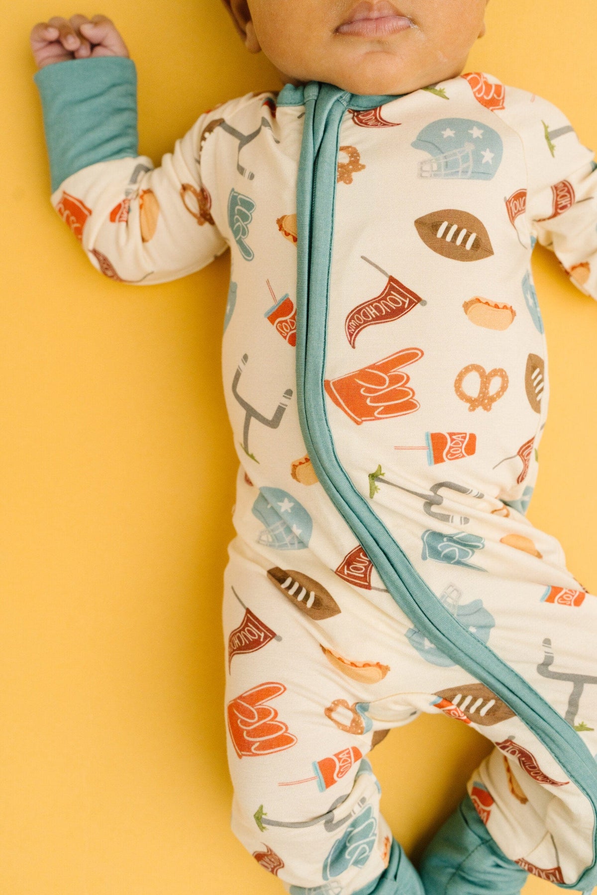 Touchdown Time Bamboo Sleeper Little One Shop Lil Tulips