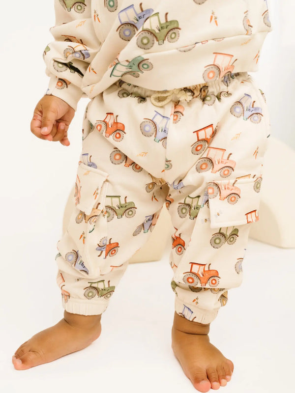 Tractor Ride Cargo Hoodie Set Little One Shop Lil Tulips