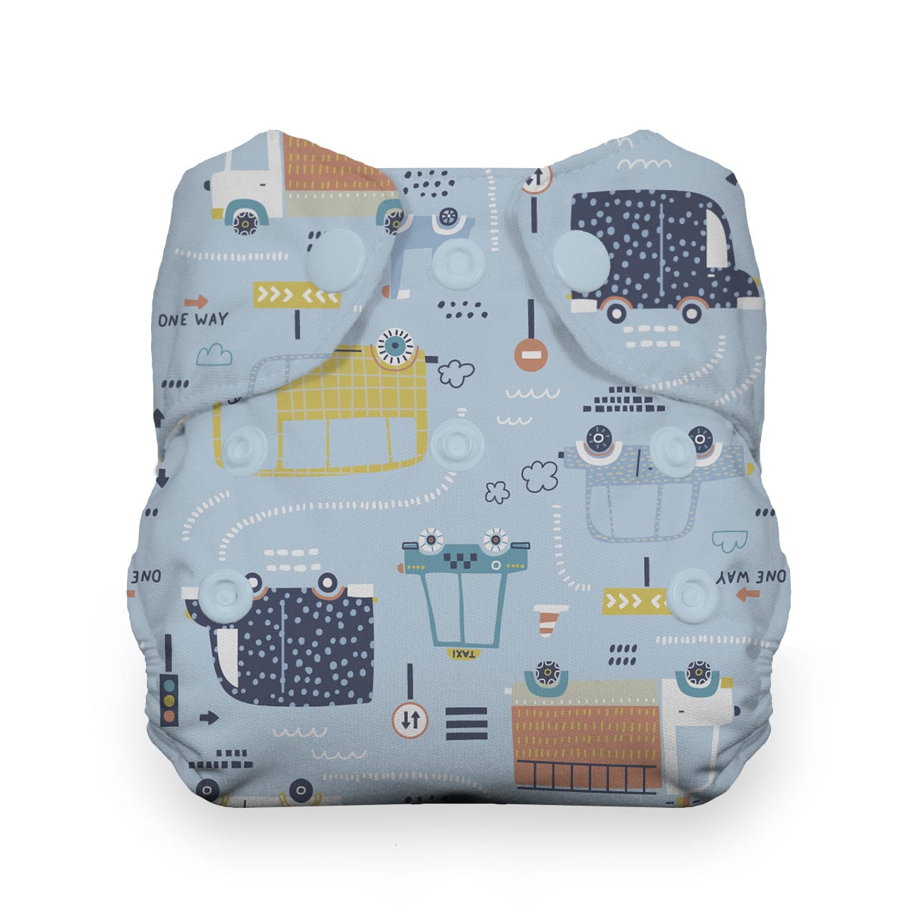 Traffic Jam Snap Natural Newborn All In One Thirsties Lil Tulips