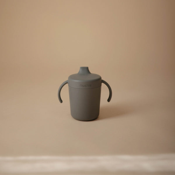 Trainer Sippy Cup (Smoke) Mushie Lil Tulips