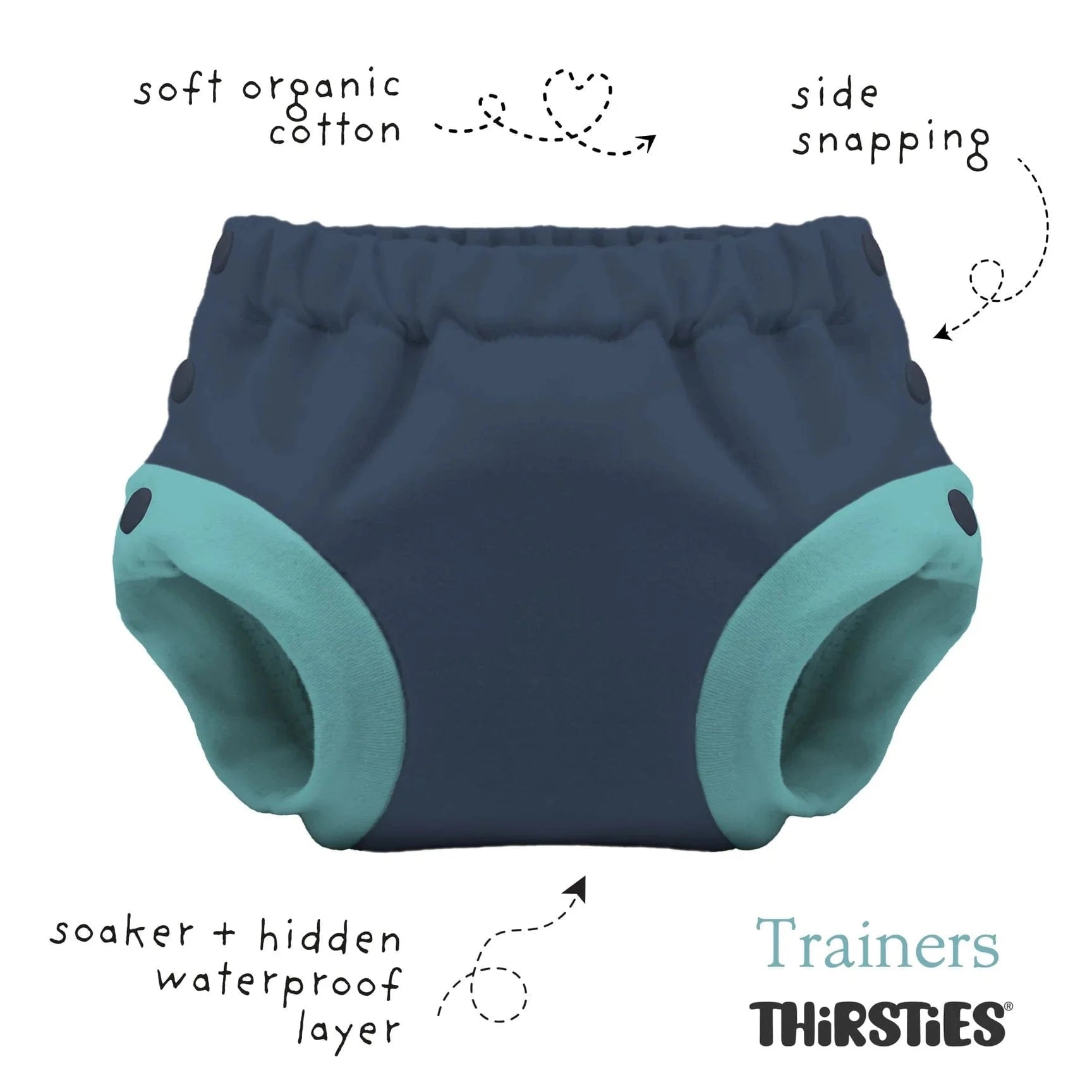 Trainers - Lagoon Thirsties Lil Tulips