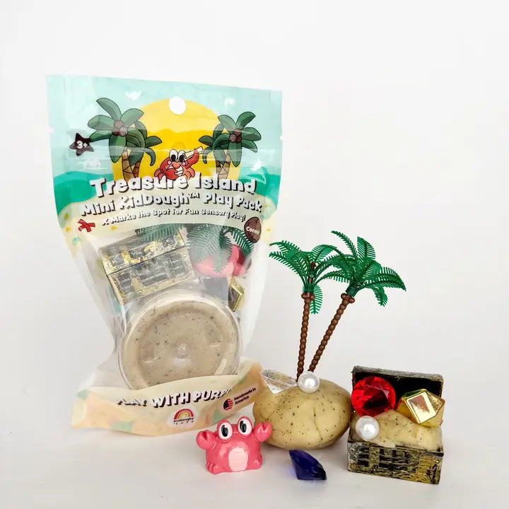 Treasure Island Mini Play Pack - 2 oz. Earth Grown KidDoughs Lil Tulips