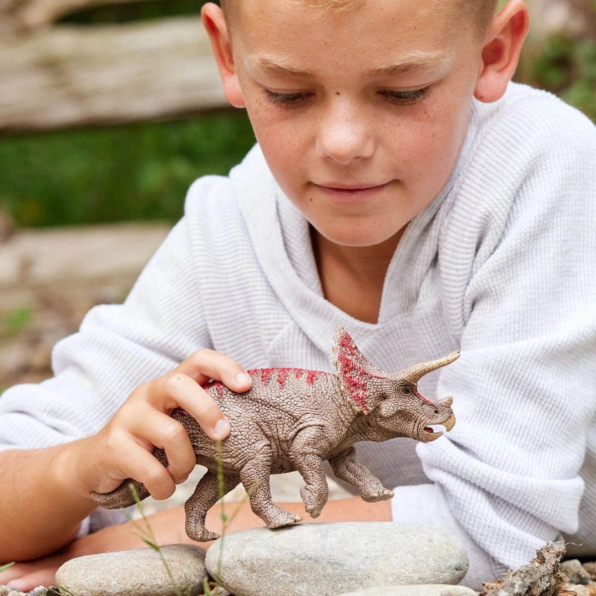 Triceratops Dinosaur Toy Schleich Lil Tulips