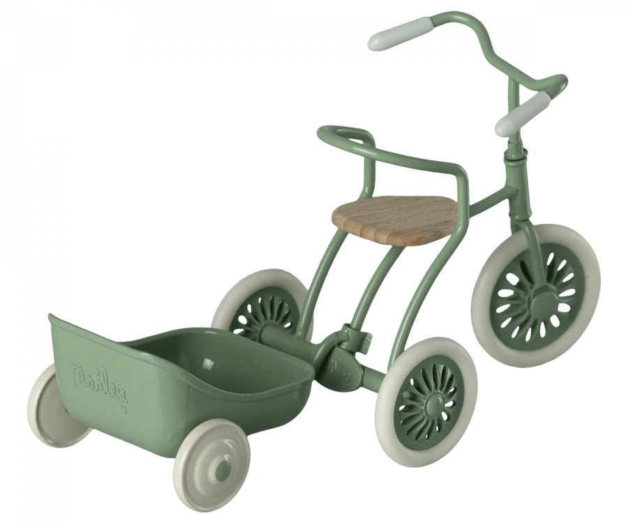 Tricycle Hanger, Mouse - Green Maileg Lil Tulips