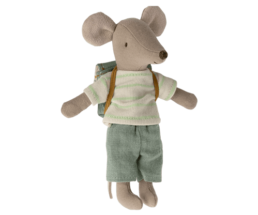 Tricycle Mouse, Big Brother - Mint Maileg Lil Tulips