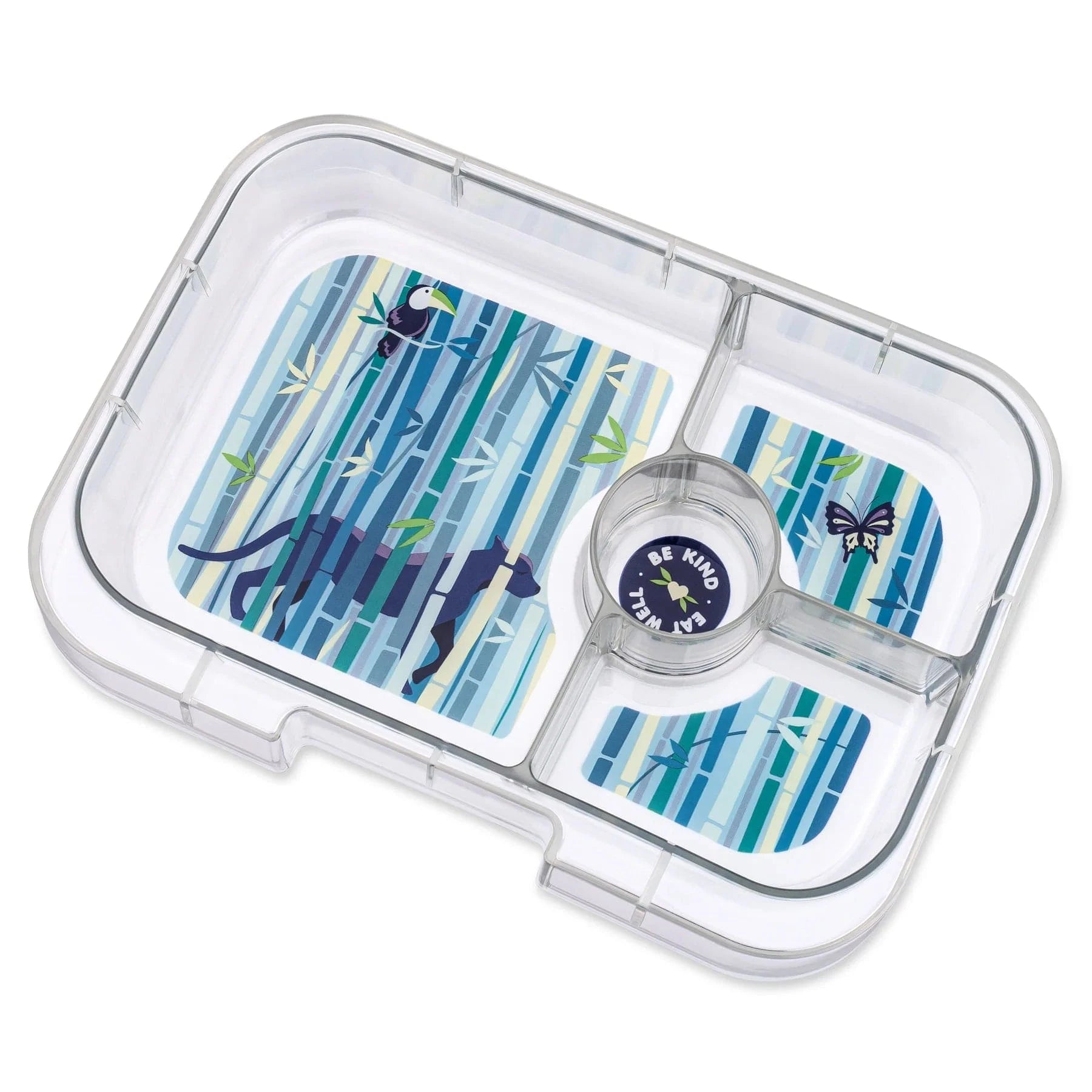 Tropical Aqua 4 Compartment Sandwich Bento Box Yumbox Lil Tulips