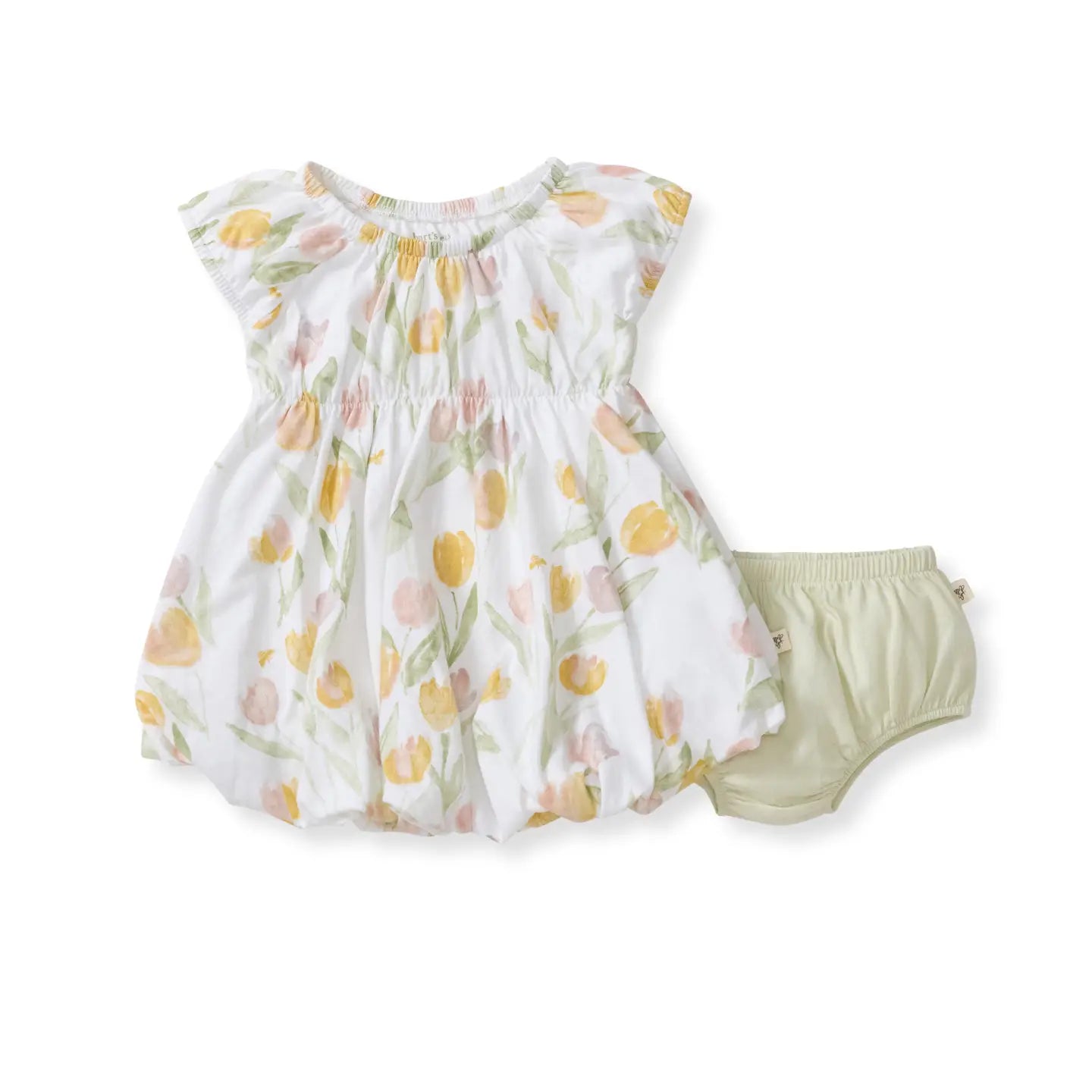 Tulip Field Organic Cotton Dress Burt's Bees Baby Lil Tulips