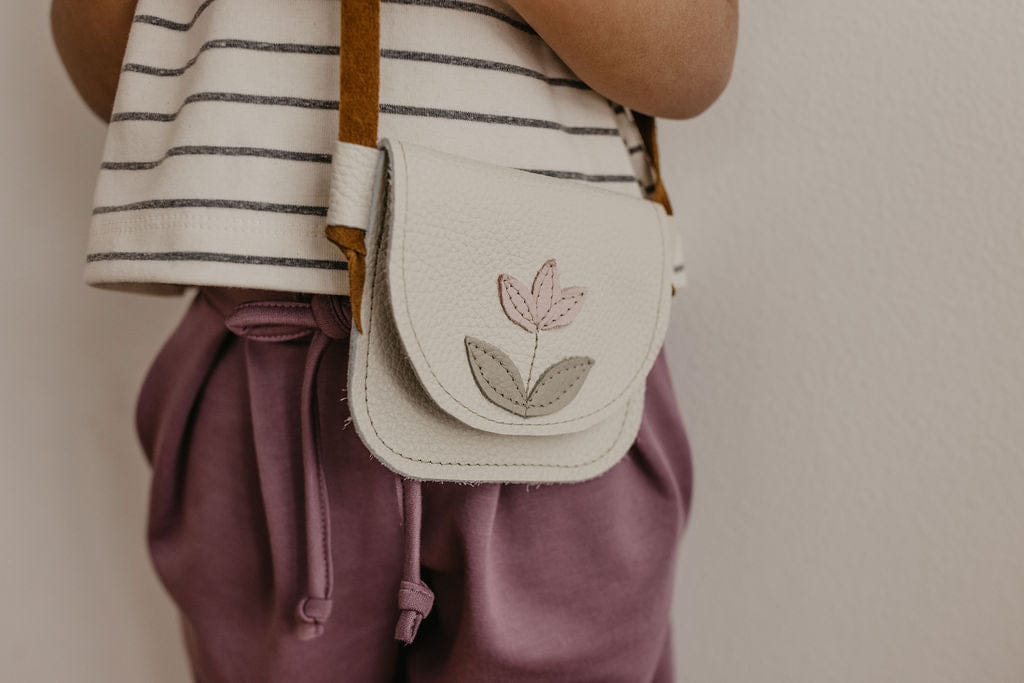 Tulip on Milk Leather Kids Purse Starry Knight Design Lil Tulips