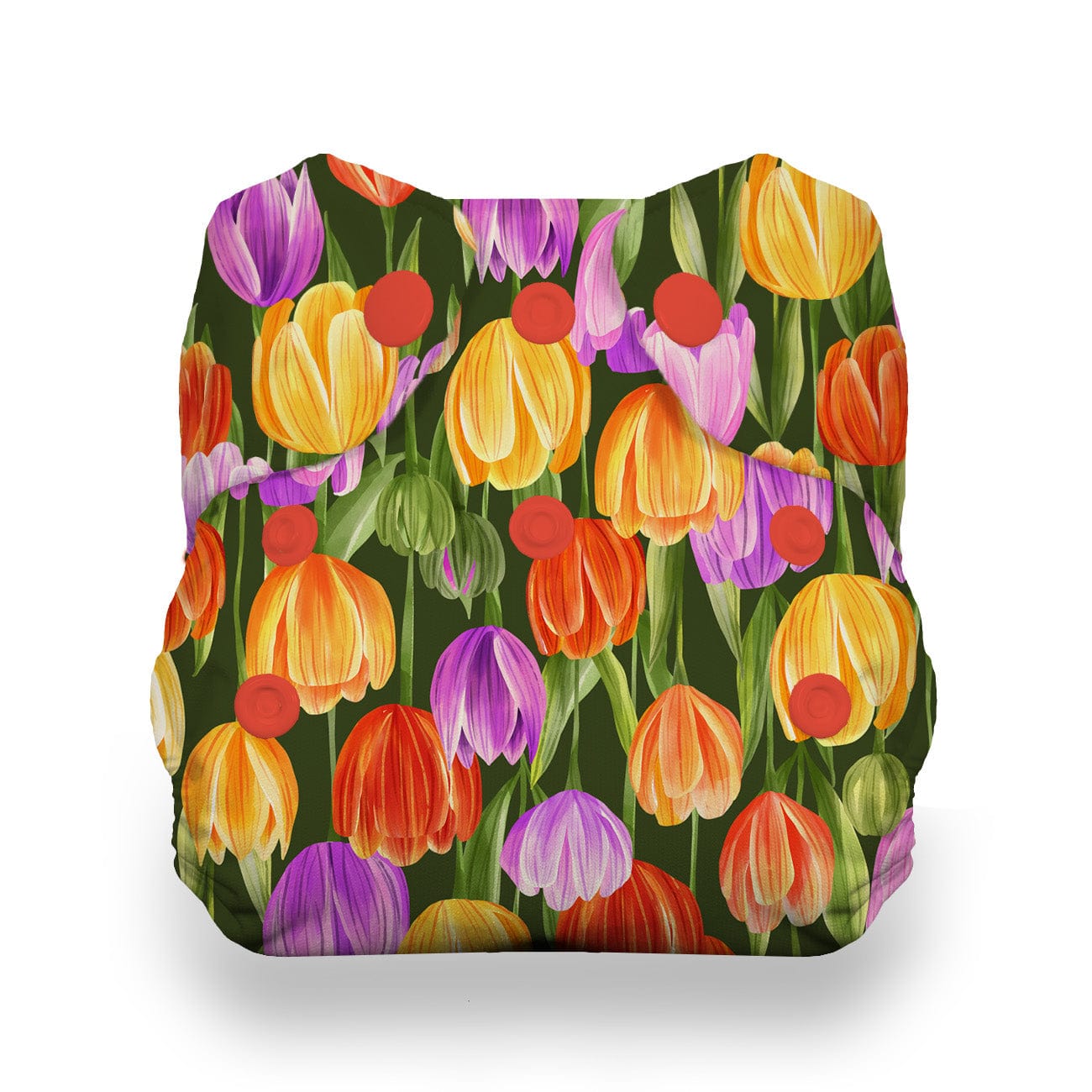 Tulips Natural Newborn AIO Diaper Thirsties Lil Tulips