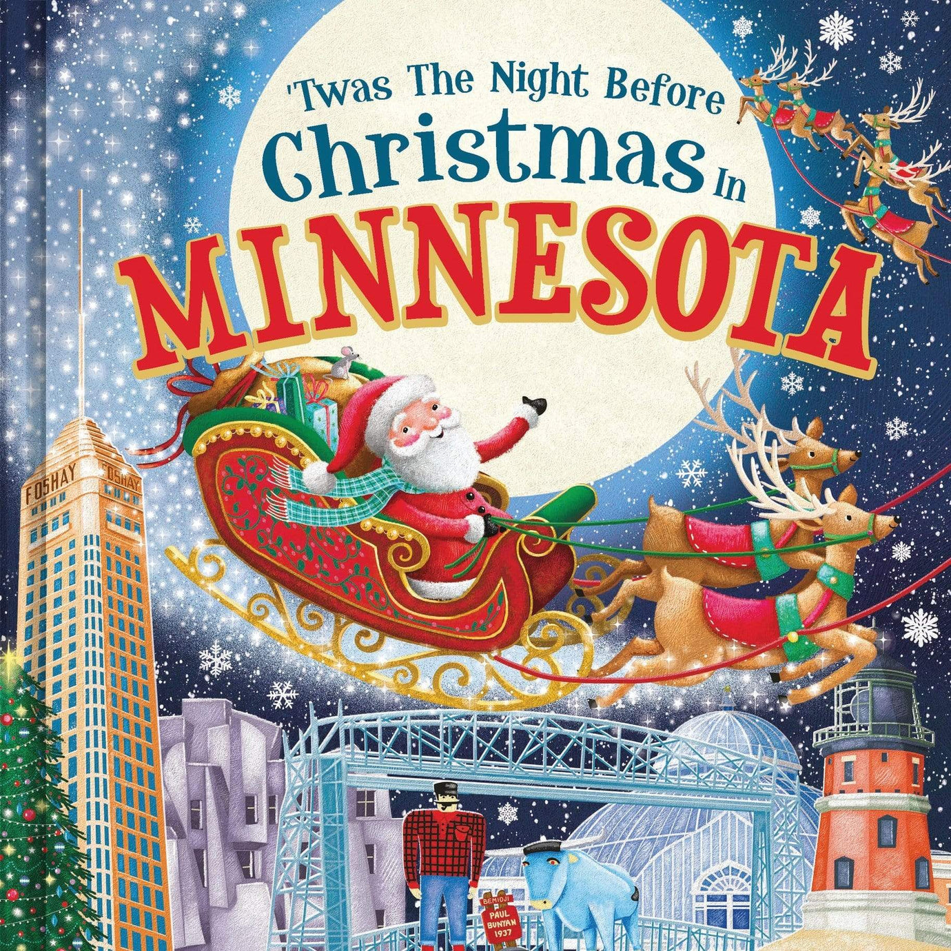 'Twas the Night Before Christmas in Minnesota SourceBooks Lil Tulips