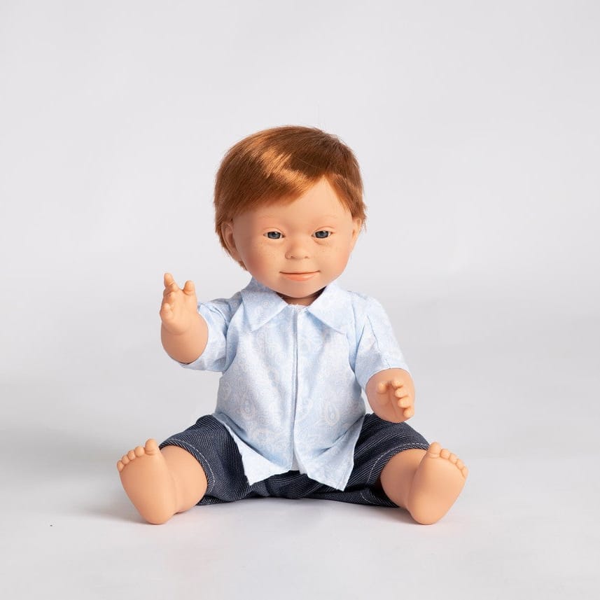 TYBER Doll - Down Syndrome Boy Red Hair Mini Colettos Lil Tulips