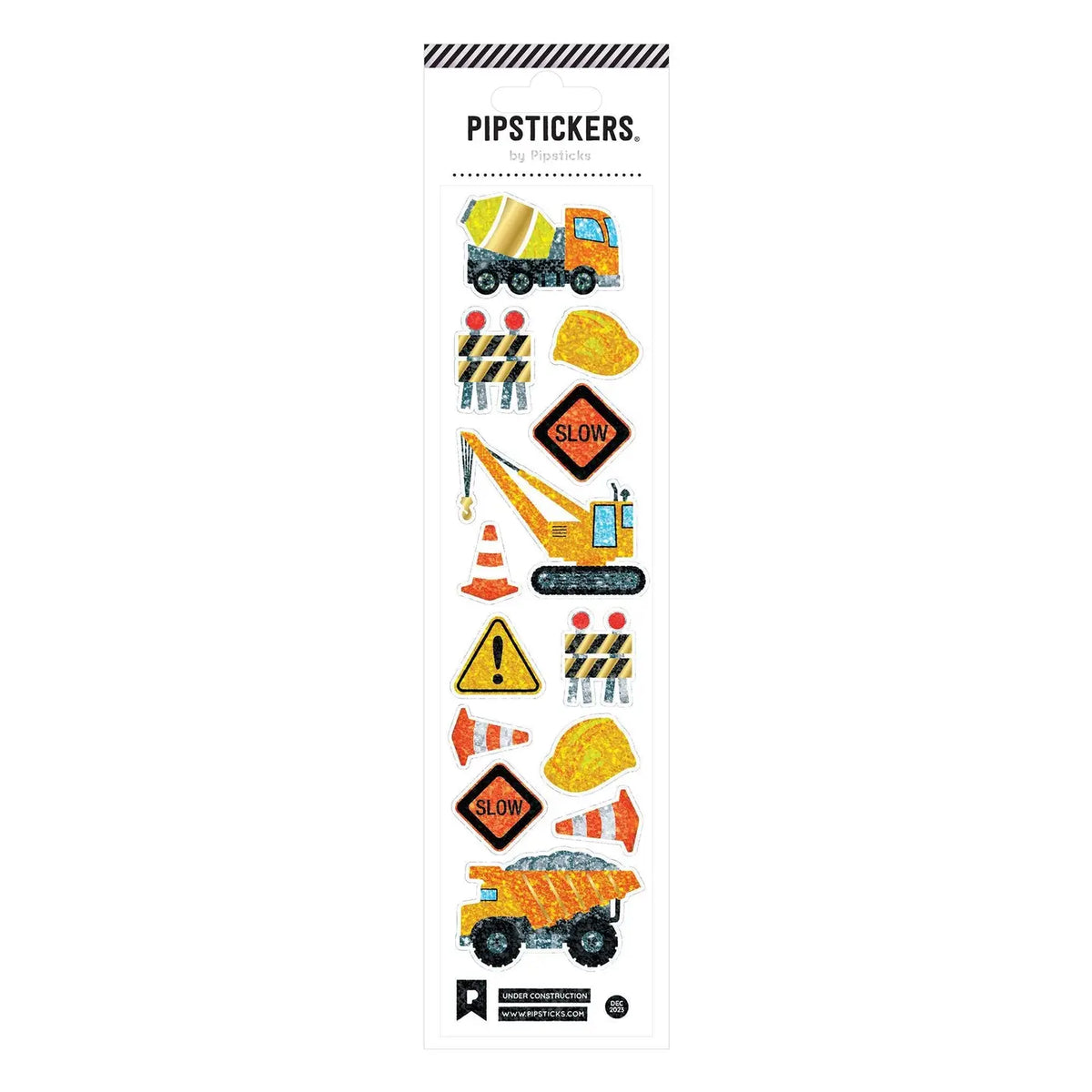 Under Construction Stickers Pipsticks Lil Tulips