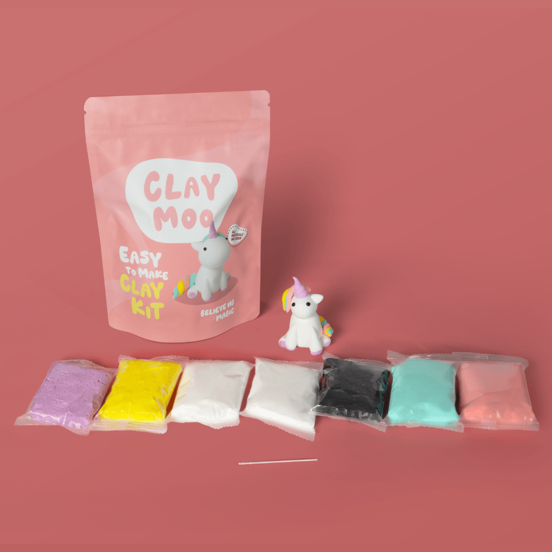 Unicorn Clay Crafting Kit Default Claymoo Lil Tulips
