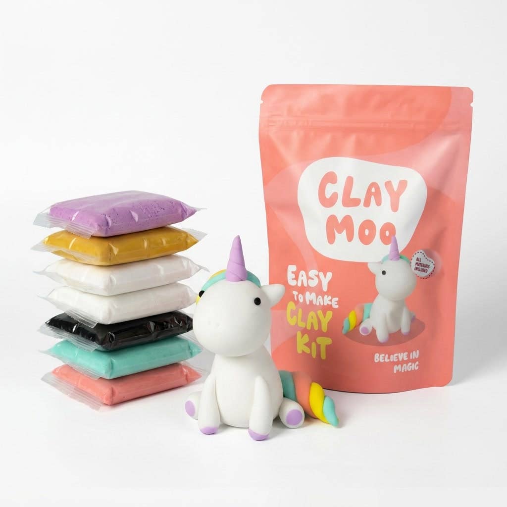 Unicorn Clay Crafting Kit Default Claymoo Lil Tulips