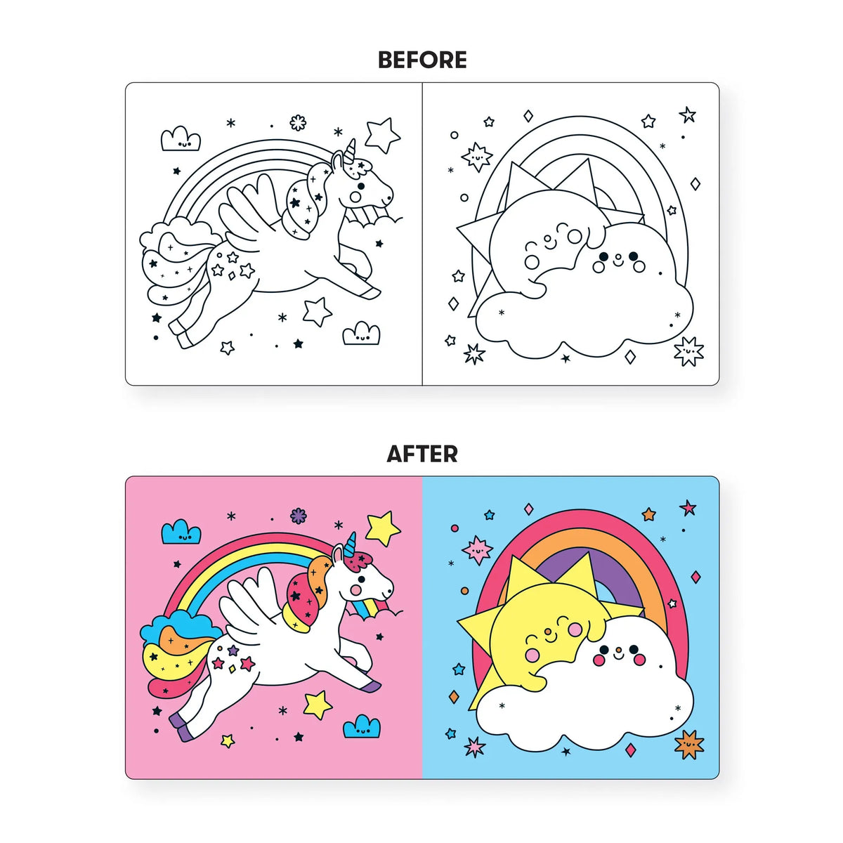 Unicorn Dreams Color Magic Bath Book Chronicle Books Lil Tulips