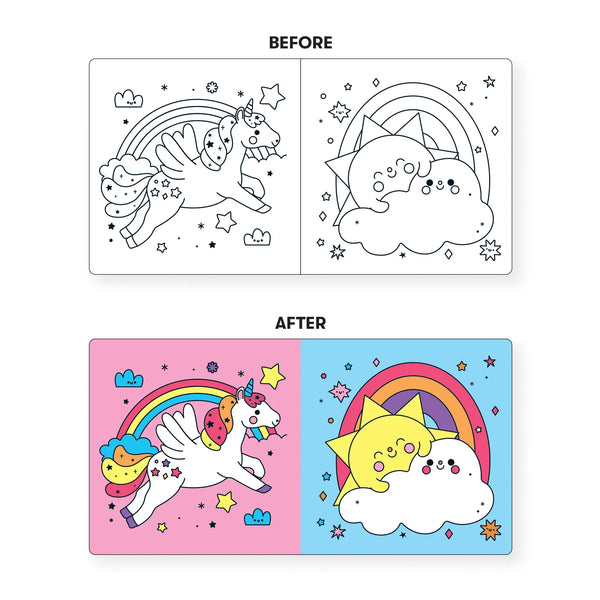Unicorn Dreams Color Magic Bath Book Chronicle Books Lil Tulips