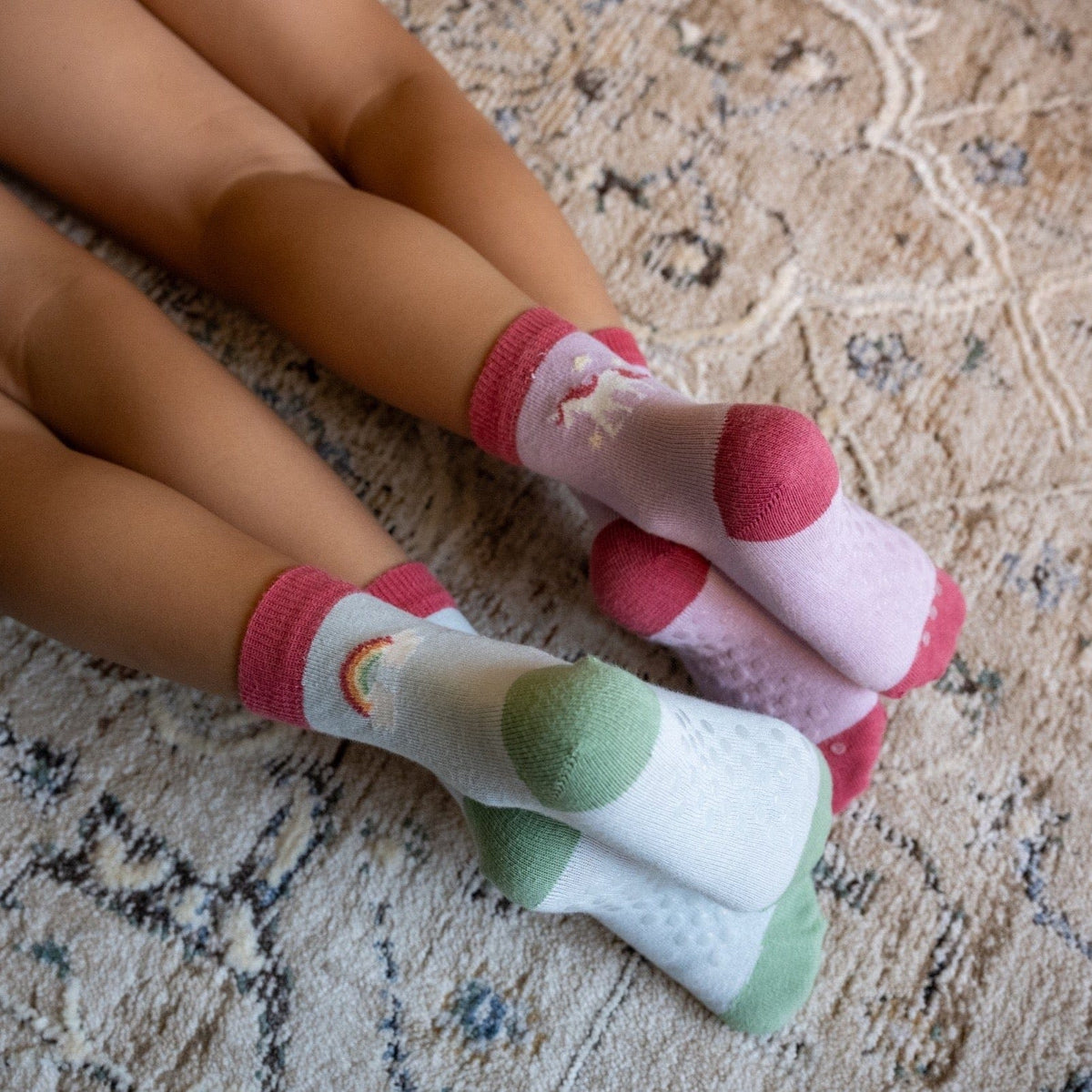 Unicorn Tales Kids’ Organic Cotton Socks – 3-Pack Q for Quinn Lil Tulips