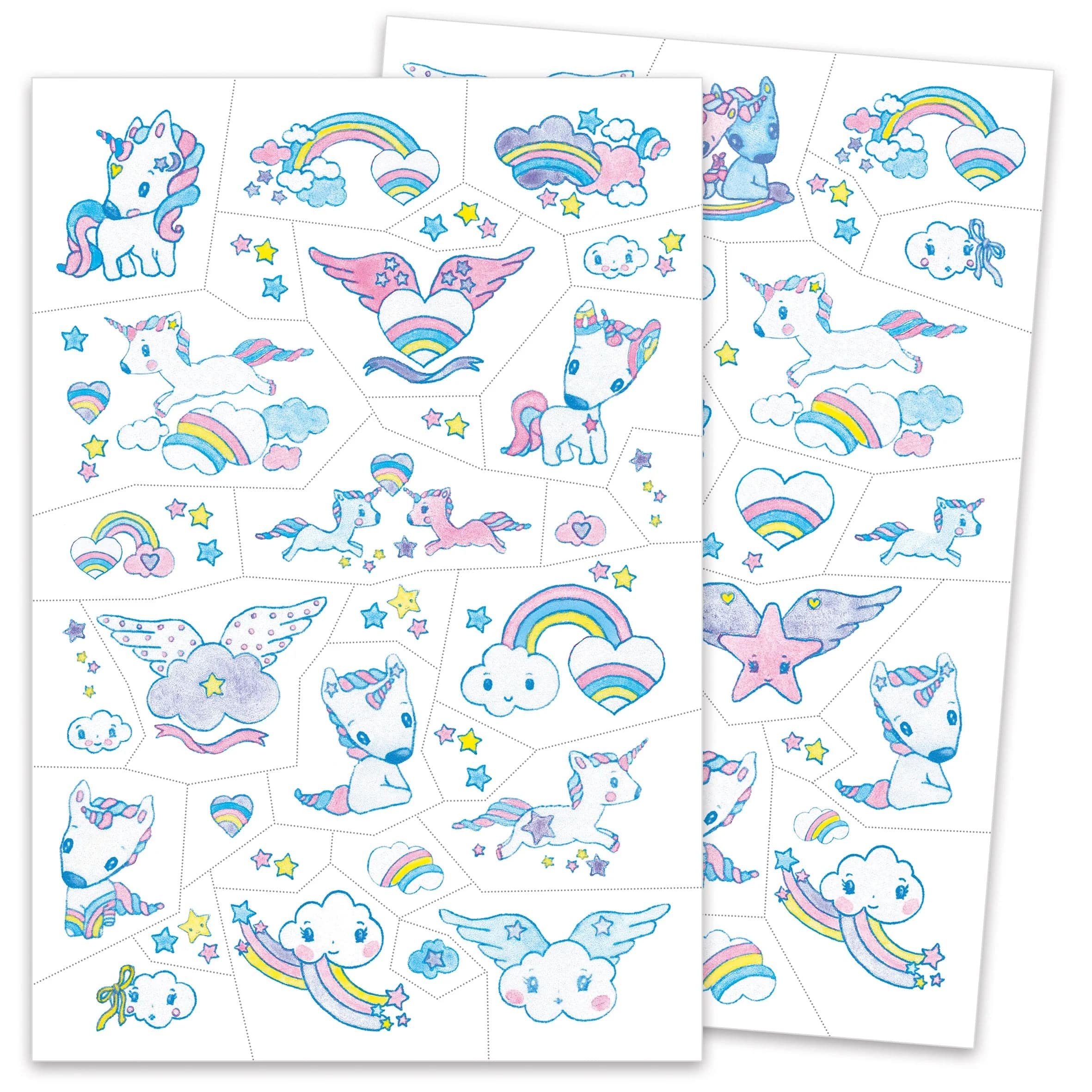 Unicorn Temporary Tattoos Djeco Lil Tulips